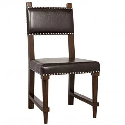 Dining Chairs Noir Furniture Kerouac Chair, Distressed Brown
