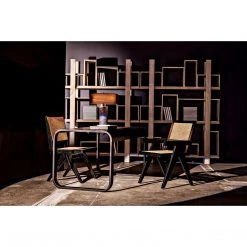 Chairs Noir Furniture Jude Chair W/Caning, Black