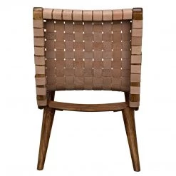 Dining Chairs Noir Furniture Cohen Chair, Teak And Leather