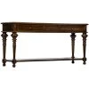 Noir Furniture Noir Colonial Sofa Table , Distressed Brown