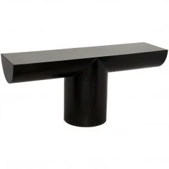 Consoles Noir Furniture T Console, Black Metal