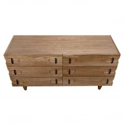 Noir Furniture Buffets Noir David Sideboard, Washed Walnut