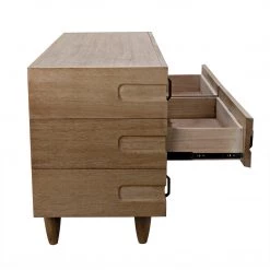 Noir Furniture Buffets Noir David Sideboard, Washed Walnut