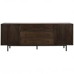 Noir Furniture Buffets Noir Boston Sideboard, Ebony Walnut