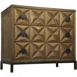 Noir Furniture Buffets Noir Jones 3 Drawer Sideboard