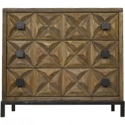 Noir Furniture Buffets Noir Jones 3 Drawer Sideboard