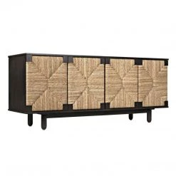 Noir Furniture Noir Brook 4 Door Sideboard, Pale Buffets