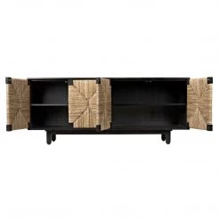 Noir Furniture Noir Brook 4 Door Sideboard, Pale Buffets