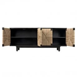 Noir Furniture Noir Brook 4 Door Sideboard, Pale Buffets