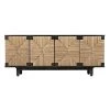 Noir Furniture Noir Brook 4 Door Sideboard, Pale Buffets
