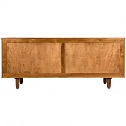 Noir Furniture Noir Brook 4 Door Sideboard, Teak Buffets