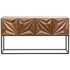 Consoles Noir Furniture Zurich Console, Dark Walnut