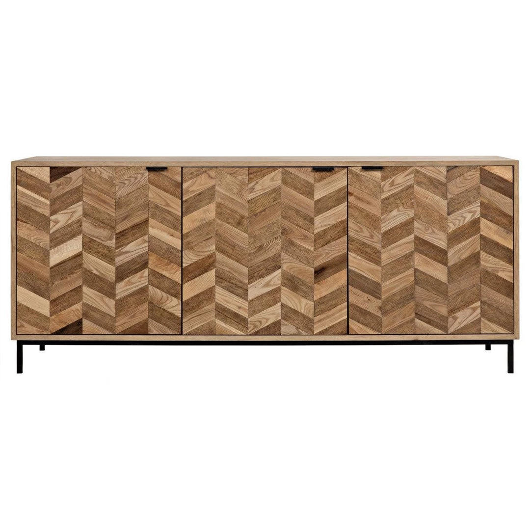 Noir Furniture Herringbone Sideboard Buffets