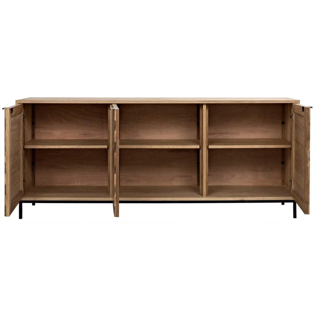 Noir Furniture Herringbone Sideboard Buffets