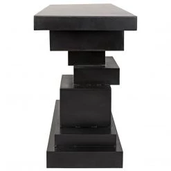 Noir Furniture Platoon Console, Black Metal Consoles