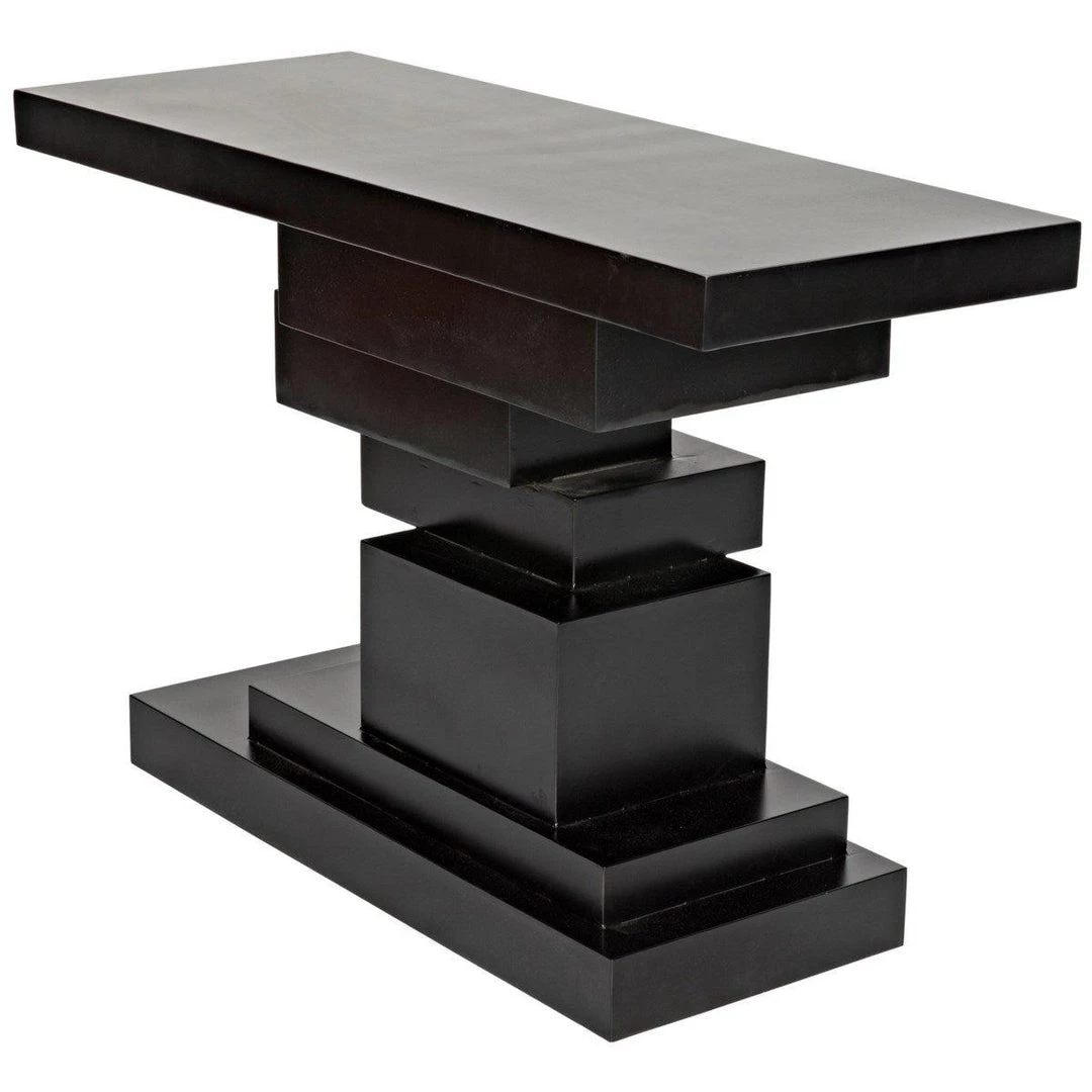 Noir Furniture Platoon Console, Black Metal Consoles