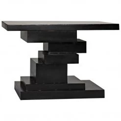 Noir Furniture Platoon Console, Black Metal Consoles