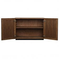 Noir Furniture Noir Alameda Sideboard, Dark Walnut Cabinets