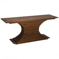 Noir Furniture Cambio Console, Dark Walnut