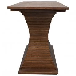 Noir Furniture Cambio Console, Dark Walnut