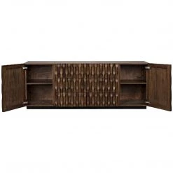 Noir Furniture Cabinets Noir Alameda Sideboard, Large, Dark Walnut