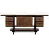 Noir Furniture Calan Sideboard, Dark Walnut