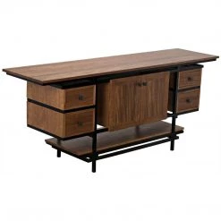 Noir Furniture Calan Sideboard, Dark Walnut