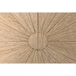 Noir Furniture Ray Sideboard With Metal Box, Bleached Walnut Buffets