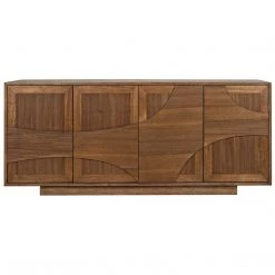 Noir Furniture Collage Sideboard, Dark Walnut