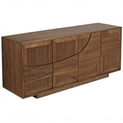 Noir Furniture Collage Sideboard, Dark Walnut