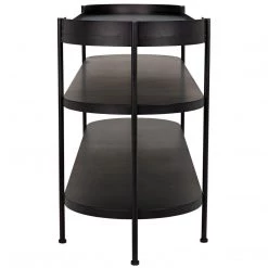 Noir Furniture Cassio Console, Black Metal Consoles