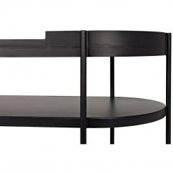 Noir Furniture Cassio Console, Black Metal Consoles
