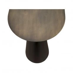 Noir Furniture Accent Tables Noir Salt And Pepper Console, Black Steel