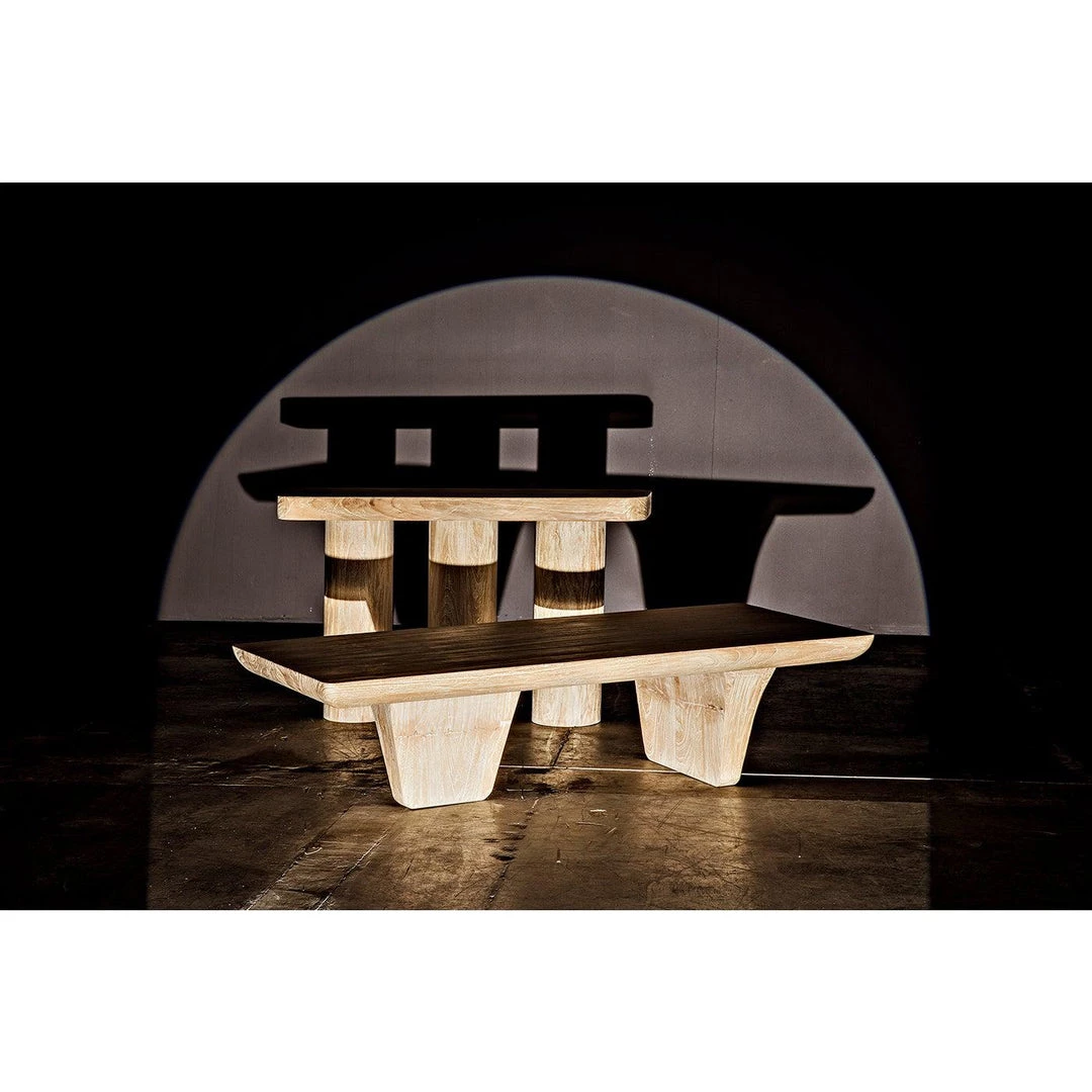 Noir Furniture Accent Tables Noir Sonata Console, Distressed Mindi