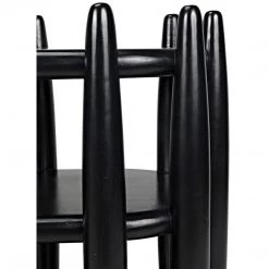 Noir Furniture Noir Exile Console, Hand Rubbed Black