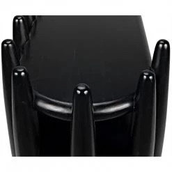 Noir Furniture Noir Exile Console, Hand Rubbed Black