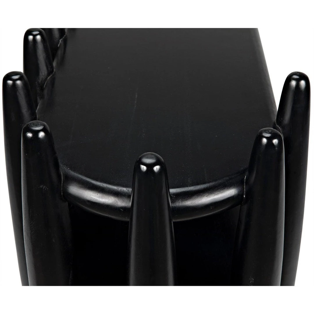 Noir Furniture Noir Exile Console, Hand Rubbed Black