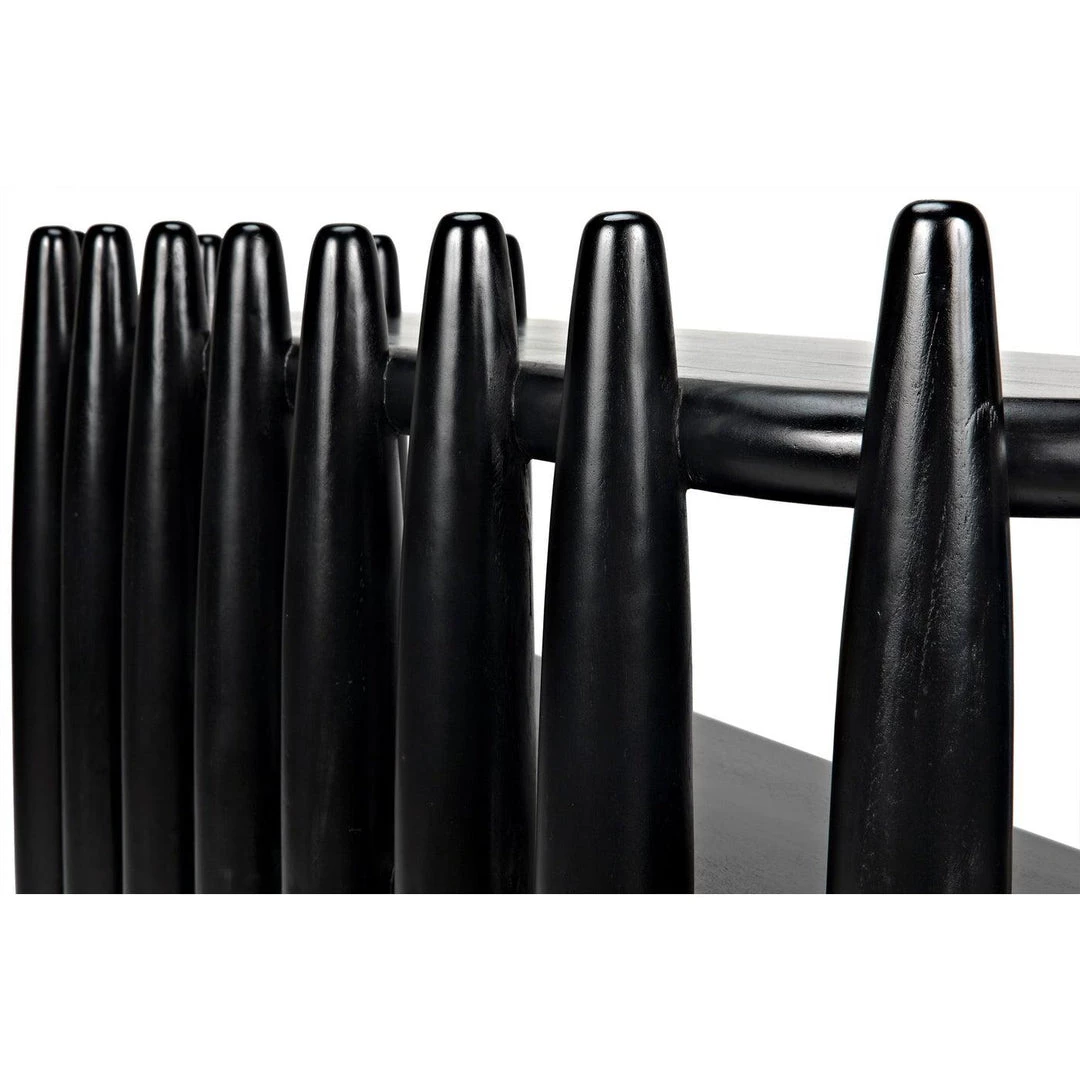 Noir Furniture Noir Exile Console, Hand Rubbed Black