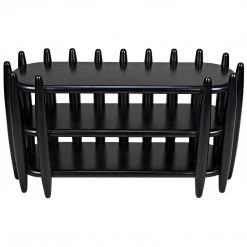 Noir Furniture Noir Exile Console, Hand Rubbed Black