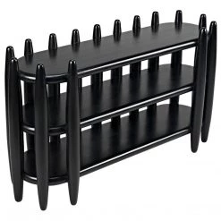 Noir Furniture Noir Exile Console, Hand Rubbed Black