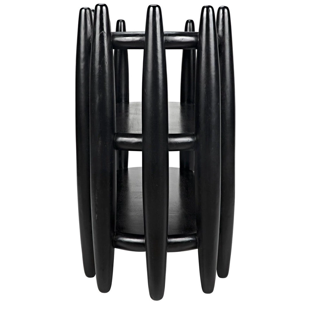 Noir Furniture Noir Exile Console, Hand Rubbed Black