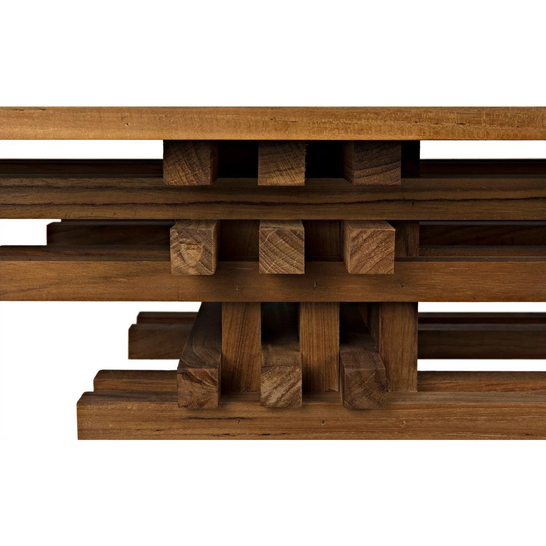 Noir Furniture Accent Tables Noir Loyd Console, Teak