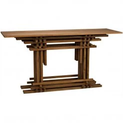 Noir Furniture Accent Tables Noir Loyd Console, Teak