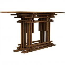 Noir Furniture Accent Tables Noir Loyd Console, Teak
