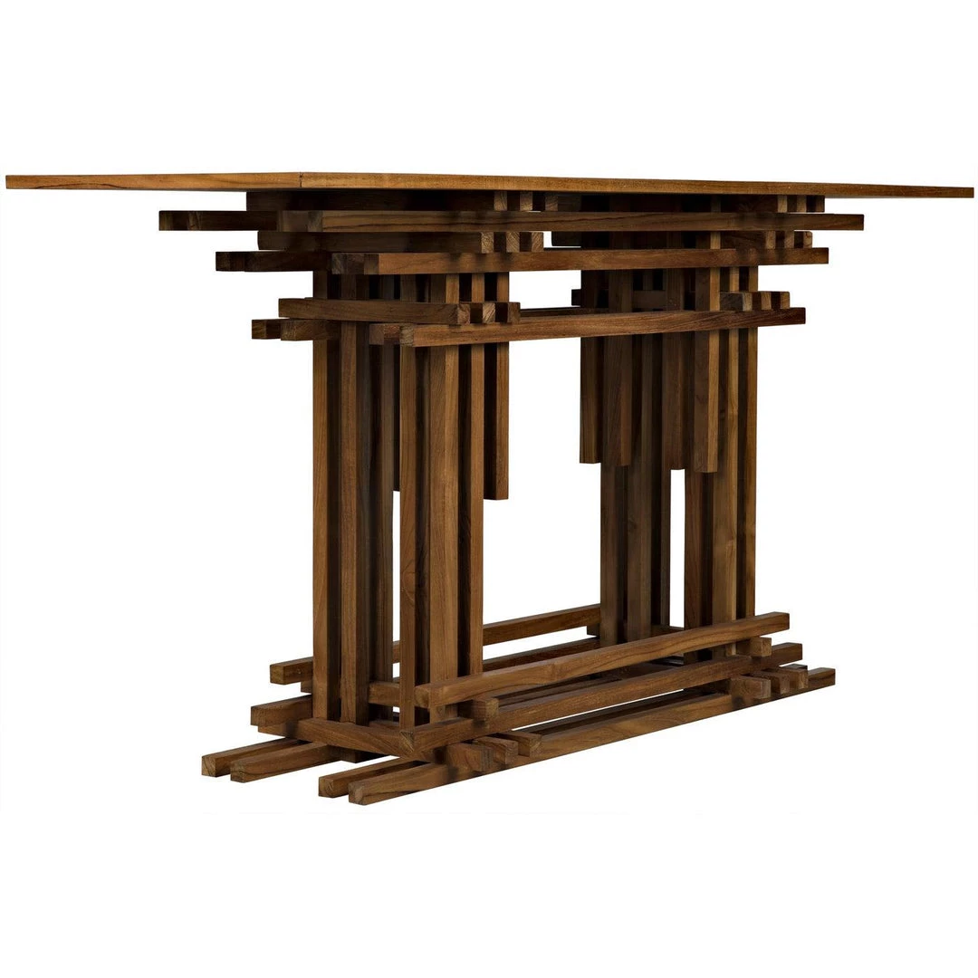 Noir Furniture Accent Tables Noir Loyd Console, Teak