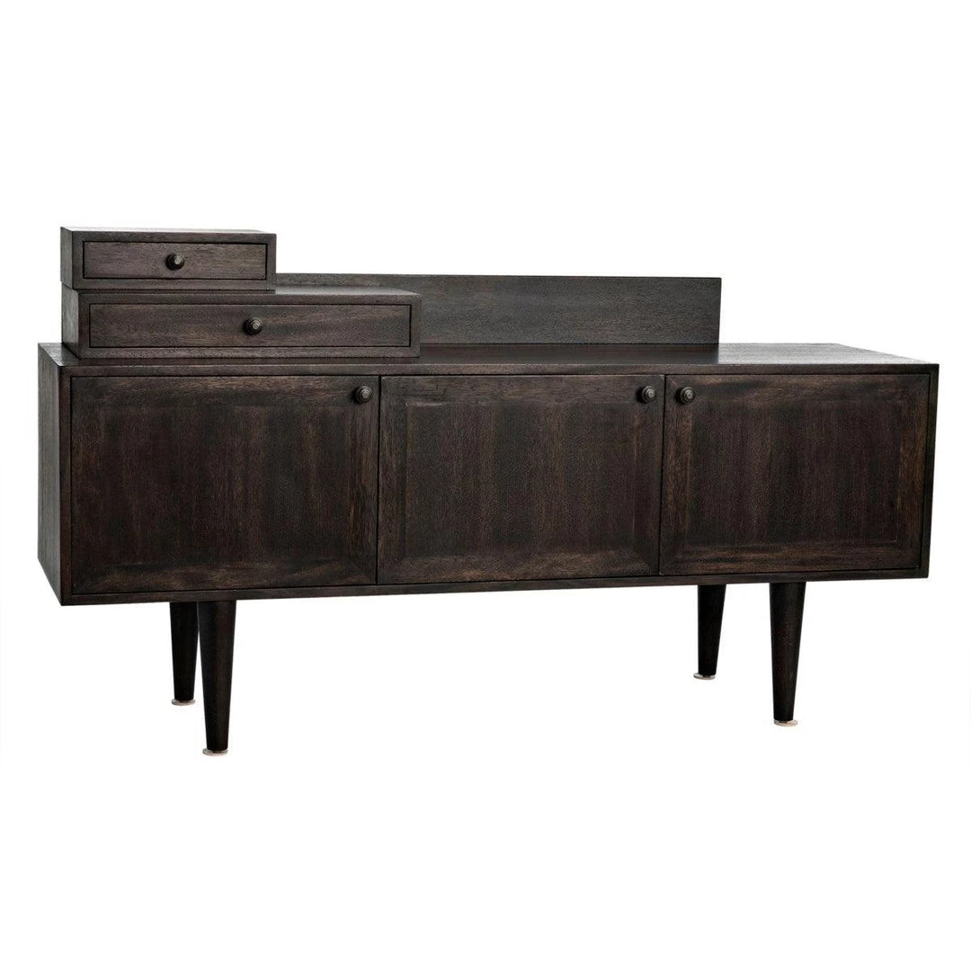 Noir Furniture Noir Hermes Sideboard, Ebony Walnut