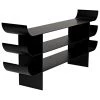 Noir Furniture Consoles Noir Kyoto Console, Black Metal