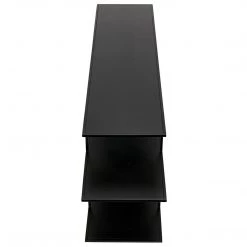 Noir Furniture Noir Metro Console, Black Steel