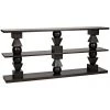 Noir Furniture Noir Lyra Console, Ebony Walnut