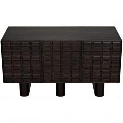 Noir Furniture Noir Vega Sideboard, Ebony Walnut